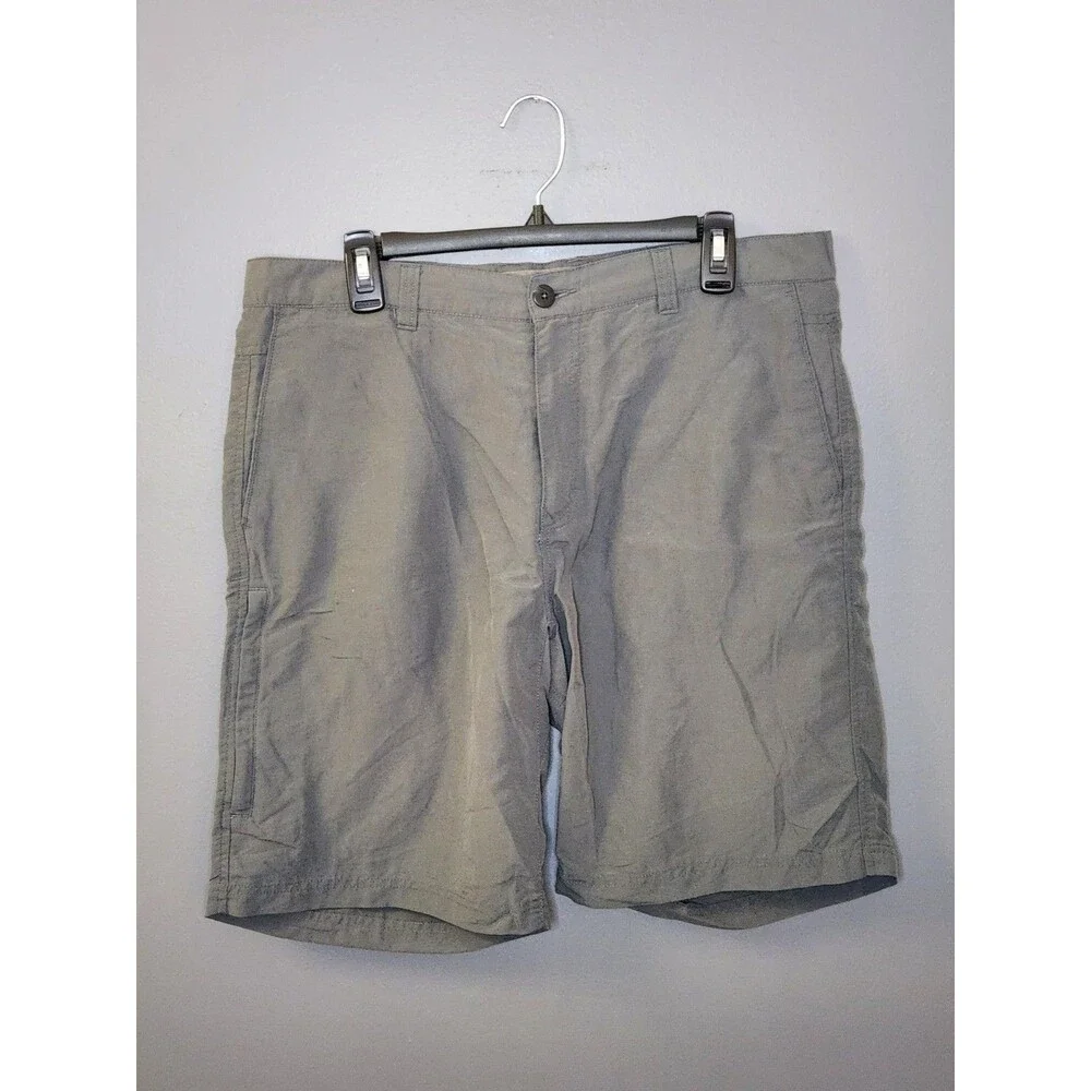 REI Cargo‎ Shorts Men's 36 Gray Nylon 10